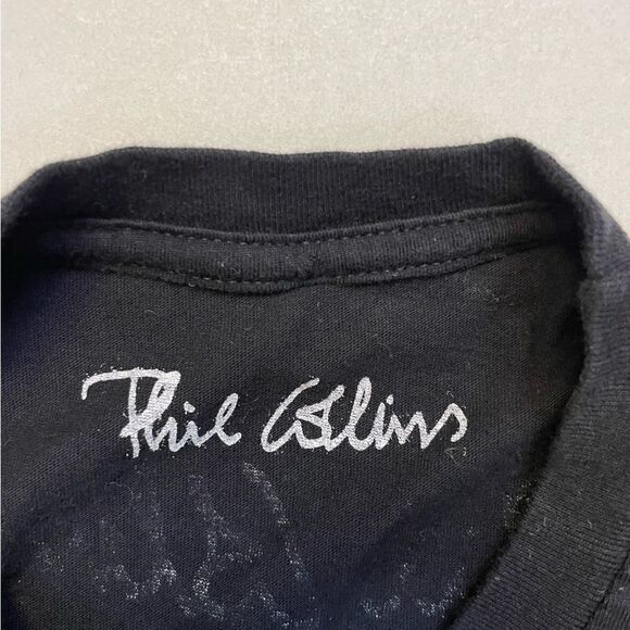 Phil Collins Not Dead Yet Live Tour 2018 Graphic T-shirt Men Small Black Music - Picture 5 of 6